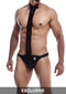 MOB EROTICWEAR - BODY-SUSPENSORY WITH BOW TIE S/M