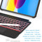 Multitouch Hoes Met Toetsenbord Voor iPad 10e Generatie - Afneembaar Met Standaard en 7 Kleuren Acht