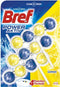Bref WC Power Active Lemon Toiletblokken - 4-in-1 - Geel - XXXL Voordeelverpakking (9 stuks)
