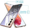 iMoshion Hoesje Geschikt voor Samsung Galaxy S21 Hoesje Siliconen - iMoshion Design hoesje - Zwart / Transparant / Splatter Black