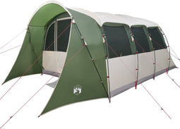 vidaXL - Familie - Tent - met - Raampen - Tunnel - Groen - 8-Persoons - Waterdicht
