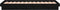 vidaXL - Bedframe - LED - massief - hout - zwart - 90x200 - cm