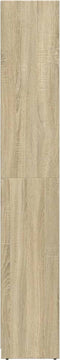 vidaXL - Badkamerkast - 30x30x183,5 - cm - spaanplaat - sonoma - eikenkleurig