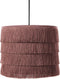 SUAPURE - Hanglamp - Roze - Polyester