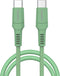 imoshion Kabel - USB C naar USB C Kabel - 2 meter - Snellader 60W - USB-C Oplader Kabel - Geschikt voor o.a. Apple iPhone 15/16 en Samsung - Groen