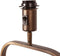Bronzen Vloerlamp Stang 4740BR, klassieke metalen vloerlamp met kantelbare functie en afmeting 147
