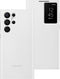 Samsung Galaxy S22 Ultra - Smart Clear View Hoesje - Antibacterieel - Wit
