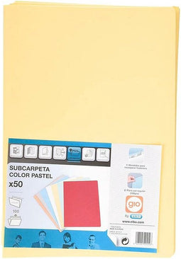 Subfolder Elba GIO Geel Din A4 (50 Stuks)