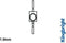 SUBMINIATUUR SOLID-STATE LED 1.9mm ROOD DIFFUUS (KM-2520ID-01)