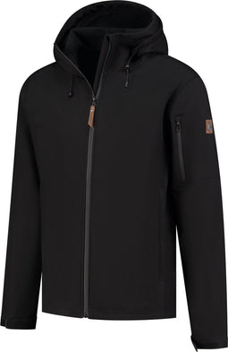 Travelin' Jack Sverre Men - Softshell Herenjas - Fleece voering - Zwart (2025)