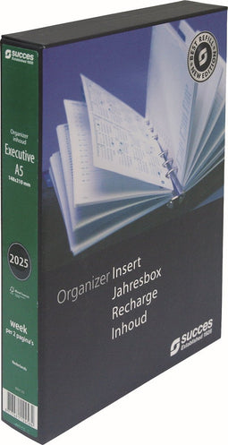 Succes Organizing Systems | Inhoud | Losbladig | A5/Executive | 7 dagen-2 pagina's | Nederlandstalig | 2025 |