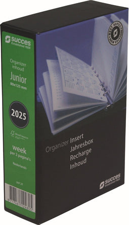 Succes Organizing Systems | Inhoud | Losbladig | Junior | 7 dagen-2 pagina's | Nederlandstalig | 2025 |