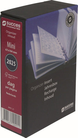 Succes Organizing Systems | Inhoud | Losbladig | Mini | 1 dag-1 pagina | Nederlandstalig | 2025 |
