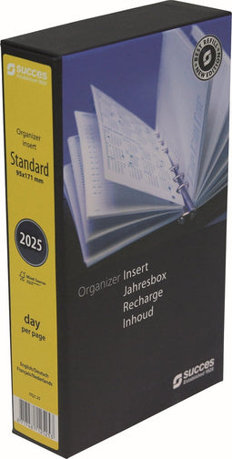 Succes Organizing Systems | Inhoud | Losbladig | Standard | 1 dag-1 pagina | 4-talig | 2025 (NL) |