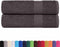 vidaXL - Handdoeken - 2 - st - 50x100 - cm - 360 - g/m² - 100% - katoen - antracietkleurig