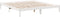vidaXL - Bedframe - extra - lang - zonder - matras - grenenhout - wit - 200x220 - cm