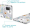 iMoshion Hoesje Geschikt voor Samsung Galaxy A41 Hoesje Siliconen - iMoshion Design hoesje - Meerkleurig / Transparant / English Garden