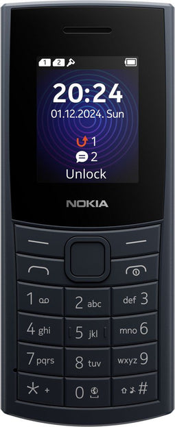 NOKIA 110 4G - Basistelefoon - 1,8 inch HD-scherm - Midnight Blue (2024)