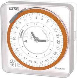 Suevia Practic D Opbouwschakelklok Analoog 230 V/AC 16 A/230 V