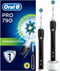 Oral-B PRO 790 - Elektrische Tandenborstel - Poetsdruksensor en Timer - Zwart (2 stuks)