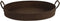 Non-branded Dienblad Ferdie 46 X 9 Cm Staal/nikkel Bruin