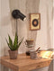 GOOD&MOJO Wandlamp Java - Bamboe Zwart - Ø12cm - Binnen Modern