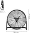 TROTEC TVM 20 D - Vloerventilator - 120 W - 50 cm - Zwart