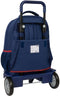 El Pulpo - Schoolrugzak met Wielen - Ergonomische bekleding 33 x 45 x 22 cm - Marineblauw
