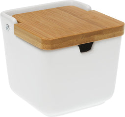 Suikerpot Bamboe Dolomite (9,2 x 9,2 x 9 cm)