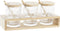 Suikerpot DKD Home Decor 28 x 10 x 13,5 cm Kristal Natuurlijk Transparant 300 ml Borosilicaatglas
