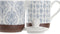 Suikerpot DKD Home Decor Aluminium Keramiek (12,5 x 6,5 x 8 cm) (2 pcs)