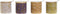 Suikerpot DKD Home Decor Groen Roze Mosterd Lila Bamboe Dolomite 7,5 x 7,5 x 7,5 cm (4 Stuks)