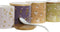 Suikerpot DKD Home Decor Groen Roze Mosterd Lila Bamboe Dolomite 7,5 x 7,5 x 7,5 cm (4 Stuks)