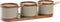 Suikerpot DKD Home Decor Rubberwood 7 Onderdelen (29 x 10 x 7 cm)