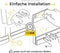 Five Dots Siliconen Deurafdichting - Tochtstrip - Zelfklevend - Bruin (2 stuks)