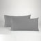 Kussensloop Alexandra House Living Titanium 45 x 90 cm (2 Stuks)