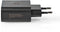 Nedis WCQC402ABK - USB-wandlader - Quick Charge 4.0 - Zwart