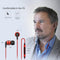E80C Oordopjes met Microfoon Bedrade Koptelefoon Hifi Stereo Oortelefoons Geluidsisolerende in-ear H