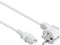 Nedis CEGP10000WT50 - Stroomverlengkabel 10 A - 500 cm - Wit