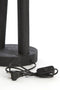 Light & Living Tafellamp Xitta - Mangohout - 55cm - Mat Zwart - excl. kap