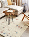 SULUCA - Modern vloerkleed - Beige - 140 x 200 cm - Wol