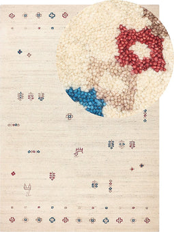 SULUCA - Modern vloerkleed - Beige - 160 x 230 cm - Wol