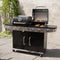 SUMM – MAGNUS – Zwart - Staal – Barbecue – BBQ – Grill – BBQ Grill - Stevig staal – Smoker – Gasbarbecue & houtskool - Stijlvol