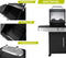 SUMM – MAGNUS – Zwart - Staal – Barbecue – BBQ – Grill – BBQ Grill - Stevig staal – Smoker – Gasbarbecue & houtskool - Stijlvol