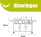 SUMM – Salvatore – Zwart - Staal – Barbecue – BBQ– Pizza Oven – Grill – BBQ Grill - Stevig staal – Smoker – Gasbarbecue – Stijlvol