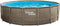 Summer Waves Elite Frame Zwembad - 488 x 122 cm - Bruin Wicker