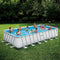 Summer Waves Elite Frame Zwembad - 732 x 366 x 132 cm - Wit - Complete set