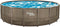 Summer Waves Frame Zwembad 549 X 132 CM - Rotan Look - Compleet