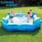 Summer Waves Opblaaszwembad | Deluxe Comfort | 267 x 267 x 66 cm | Blauw