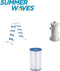 Summer Waves Zwembad - ⌀ 457 cm x 122 cm - Inclusief filterpomp